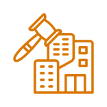 Justice in urban development symbol